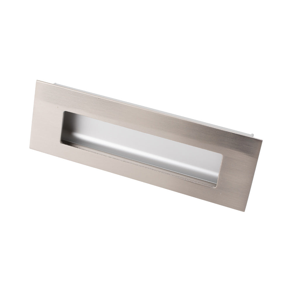 FLUSH HANDLE BRUSHED NICKEL 128MM