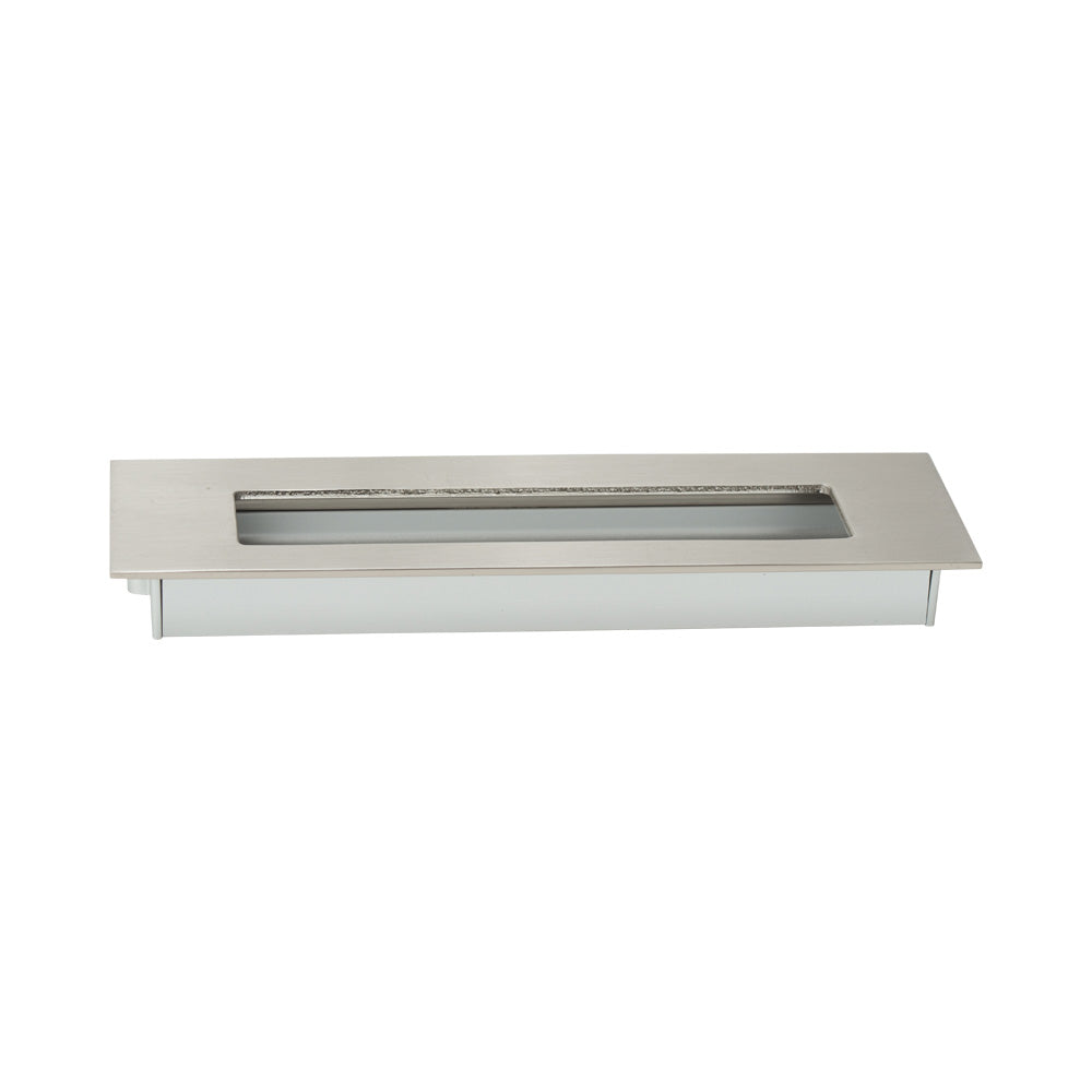 FLUSH HANDLE BRUSHED NICKEL 128MM