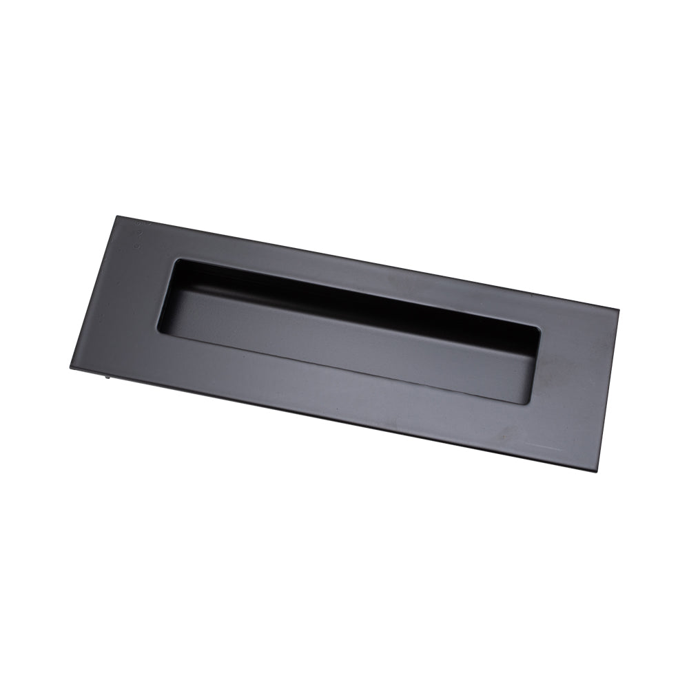 FLUSH HANDLE MATT BLACK 128MM