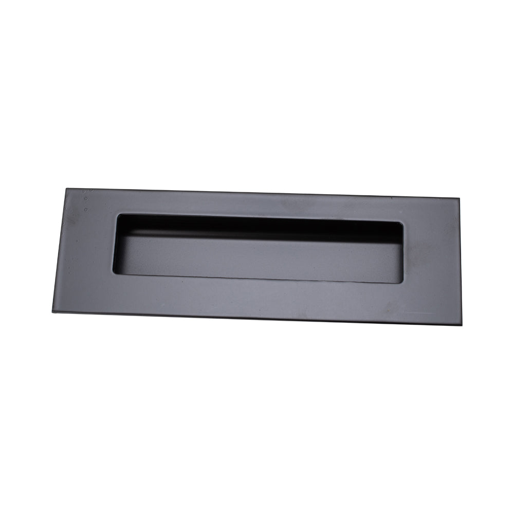 FLUSH HANDLE MATT BLACK 128MM