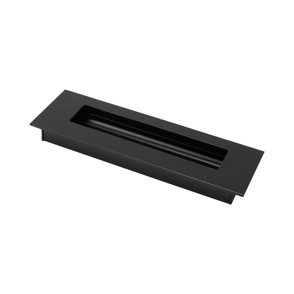 FLUSH HANDLE MATT BLACK 128MM