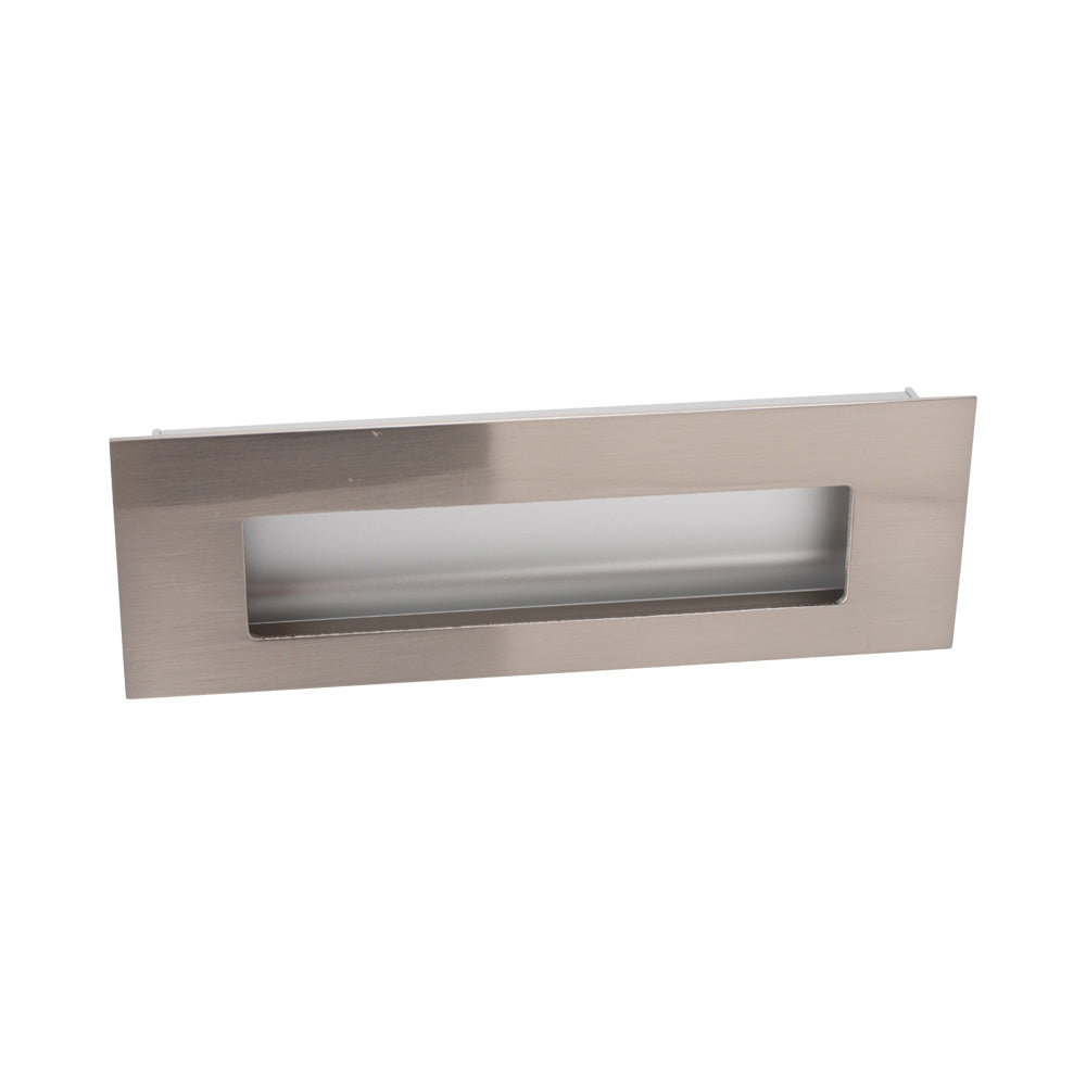 FLUSH HANDLE BRUSHED NICKEL 160MM