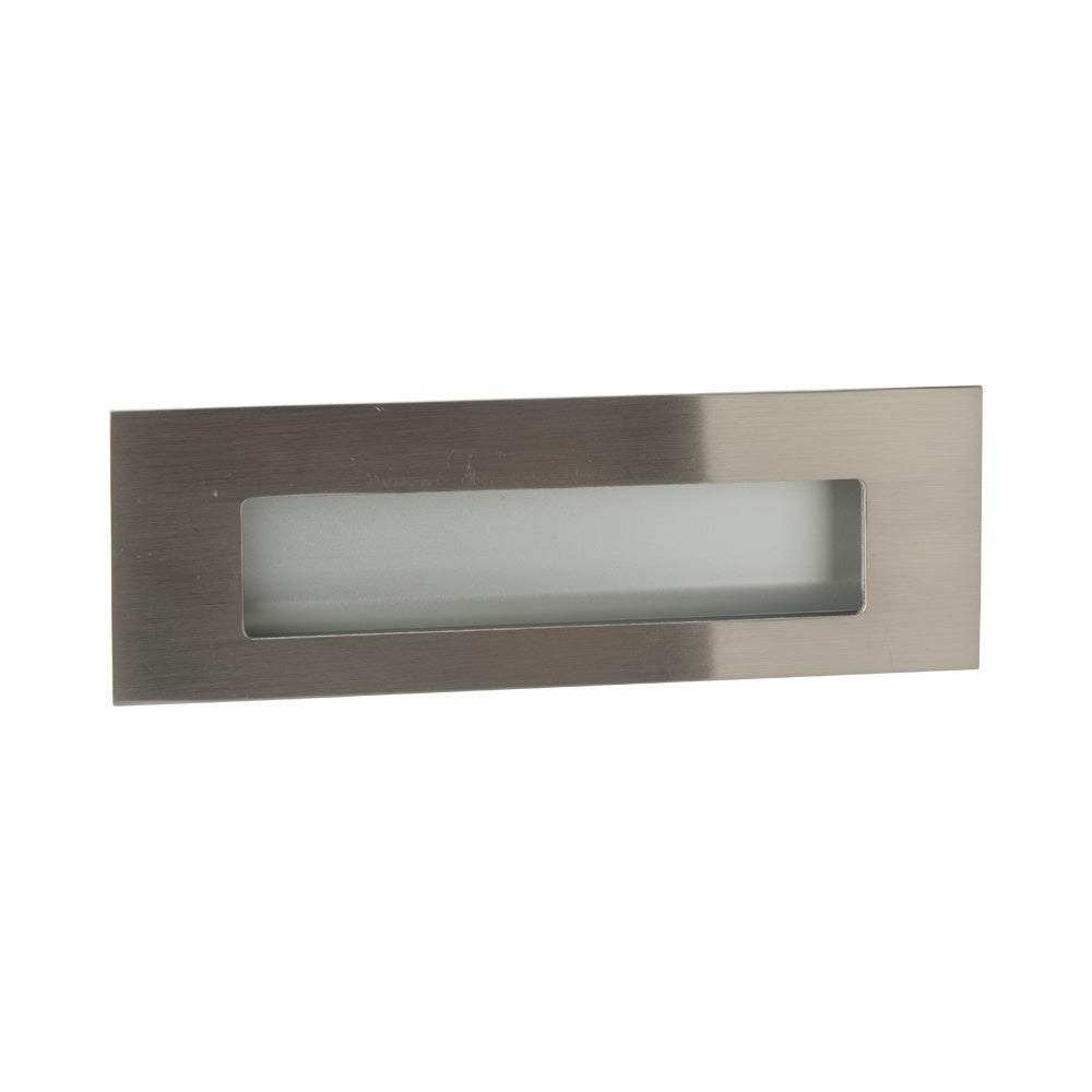 FLUSH HANDLE BRUSHED NICKEL 160MM