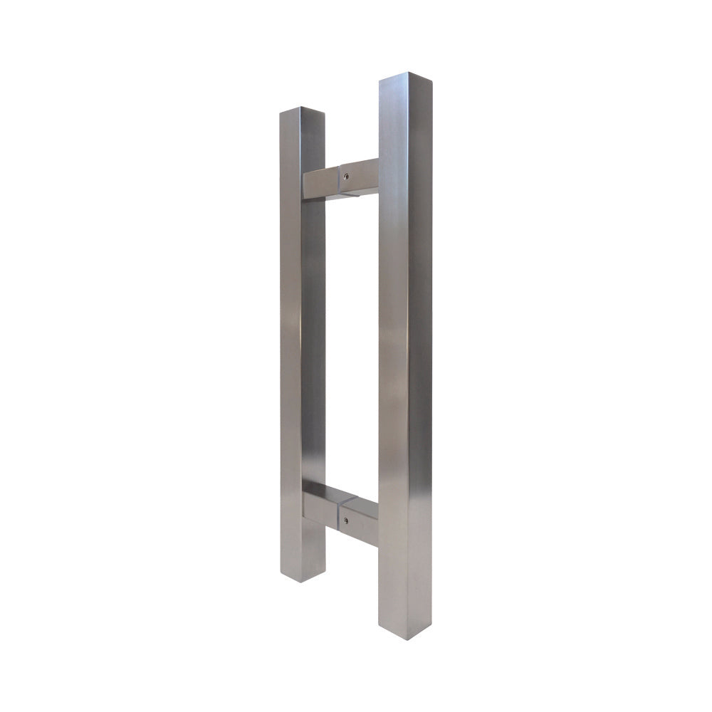 Push Pull Door Handle Brush Nickel (30x30x300x450x1.0mm)