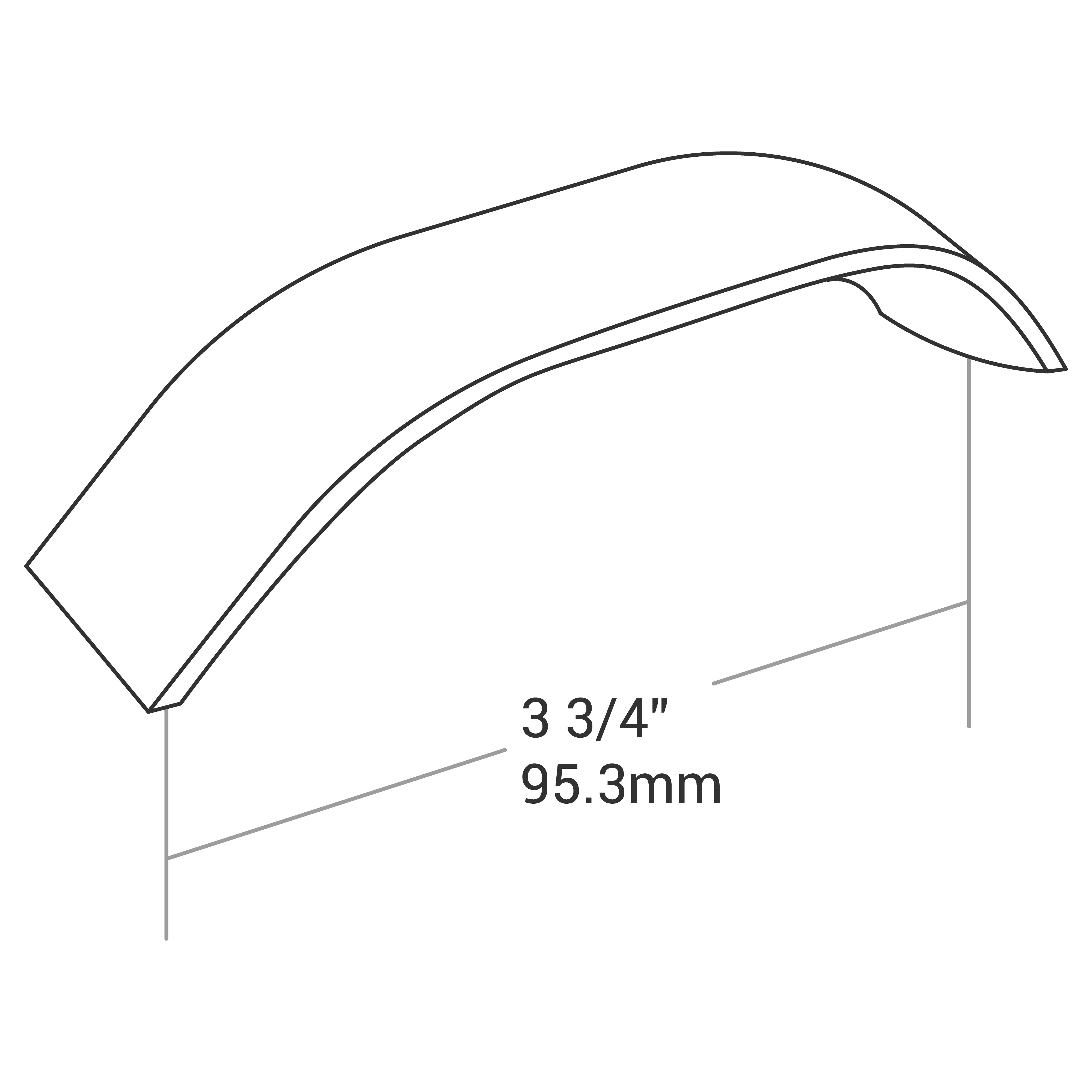 Handle Bar 855 Series Brush Nickel 3-3/4"