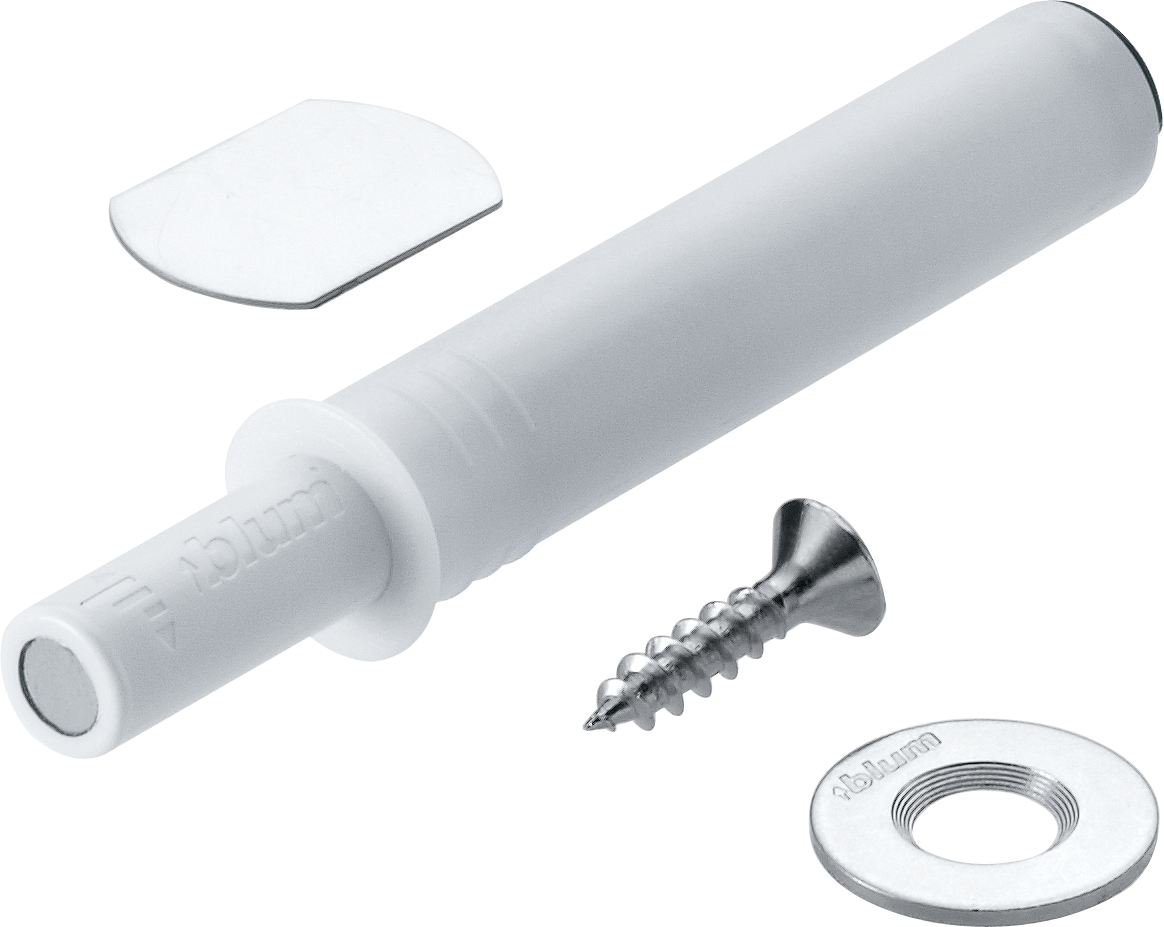 TIP-ON for doors - depth adjustable Std. door R7036 Platinum-Grey V1R736