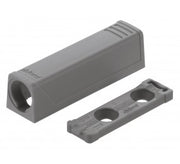 TIP-ON for doors - depth adjustable Adapter plates In-line R7036 Platinum-Grey