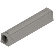 TIP-ON for doors - depth adjustable Adapter plates In-line Silk White