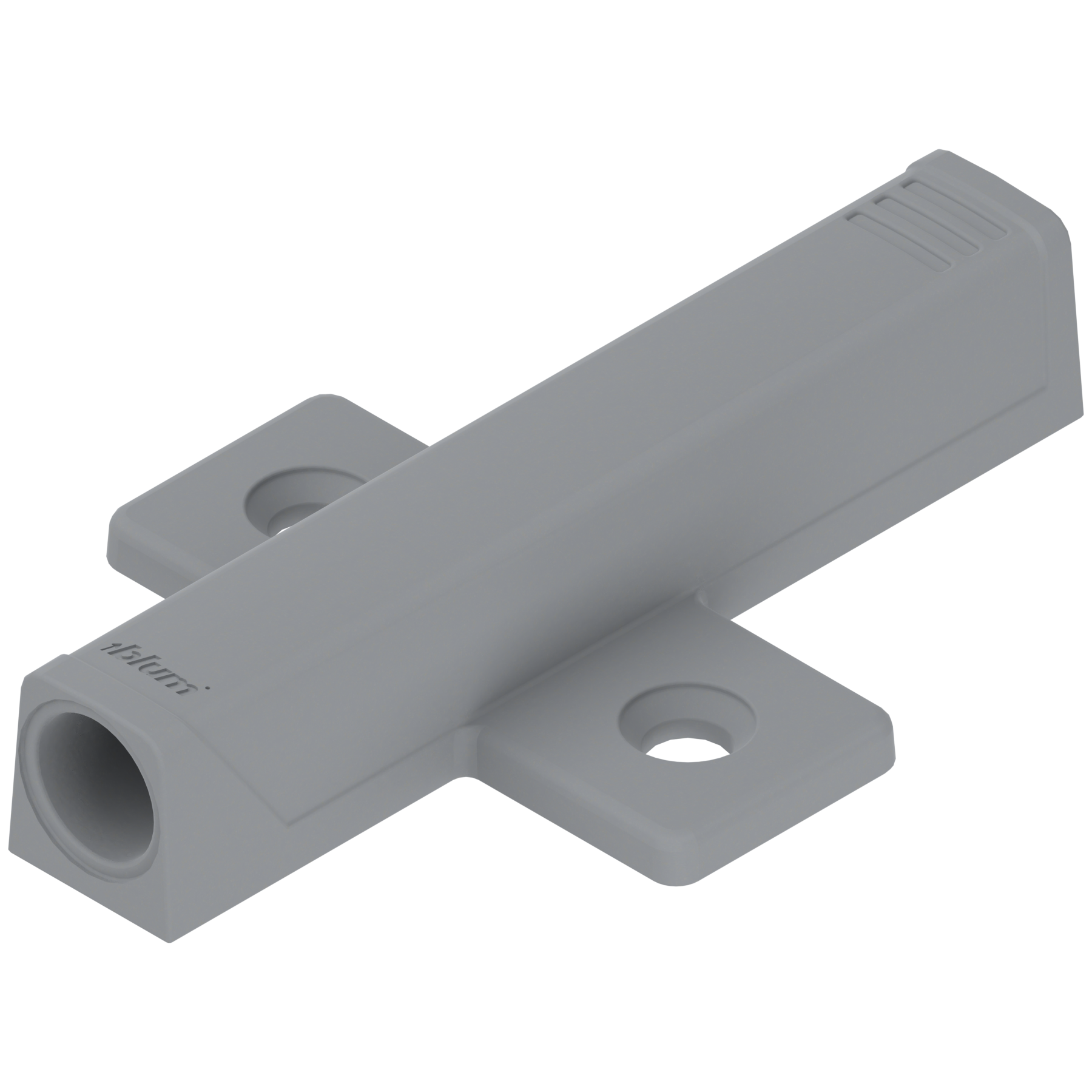 TIP-ON for doors - depth adjustable Adapter plates Wing R7036 Platinum-Grey TIP-AP 250R736