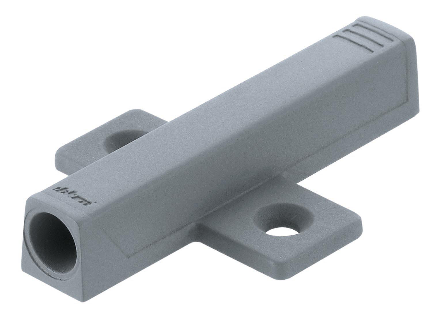 TIP-ON for doors - depth adjustable Adapter plates Wing R7036 Platinum-Grey TIP-AP 250R736