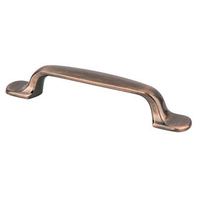 Euro Moderno 96mm CC Brushed Antique Copper Pull