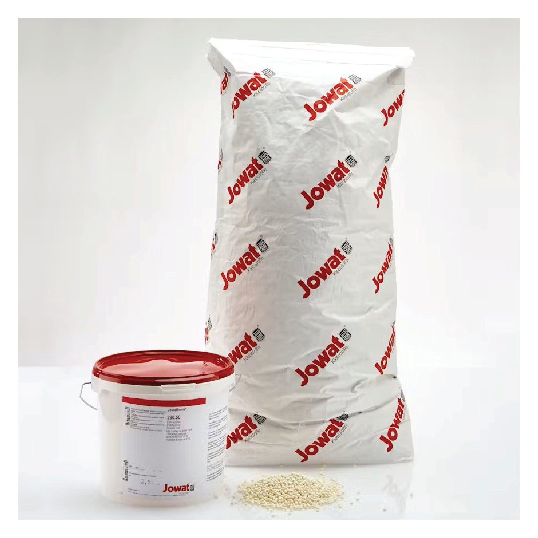 ADHESIVE JOWAT JOWATHERM 288.61 EVA HOTMELT UNIVERSAL GENERAL PURPOSE WHITE 190?210°C GRANULAR 44LB BAG