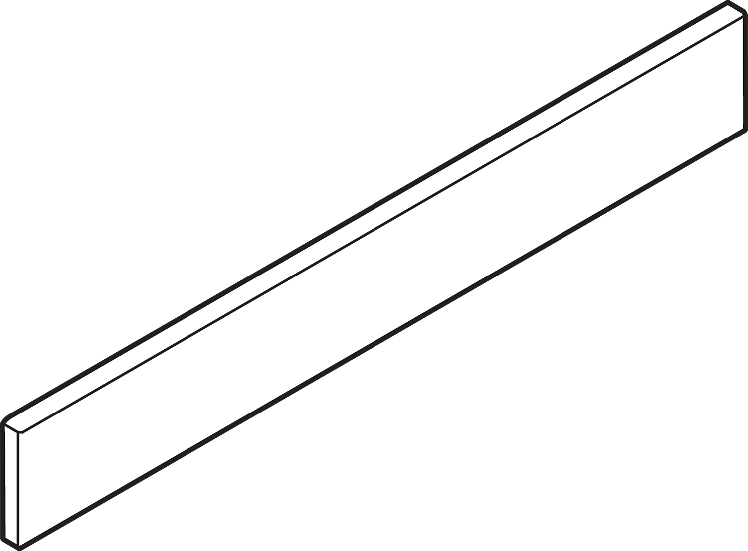 TANDEMBOX Metal design element Ident 18'' White Aluminum