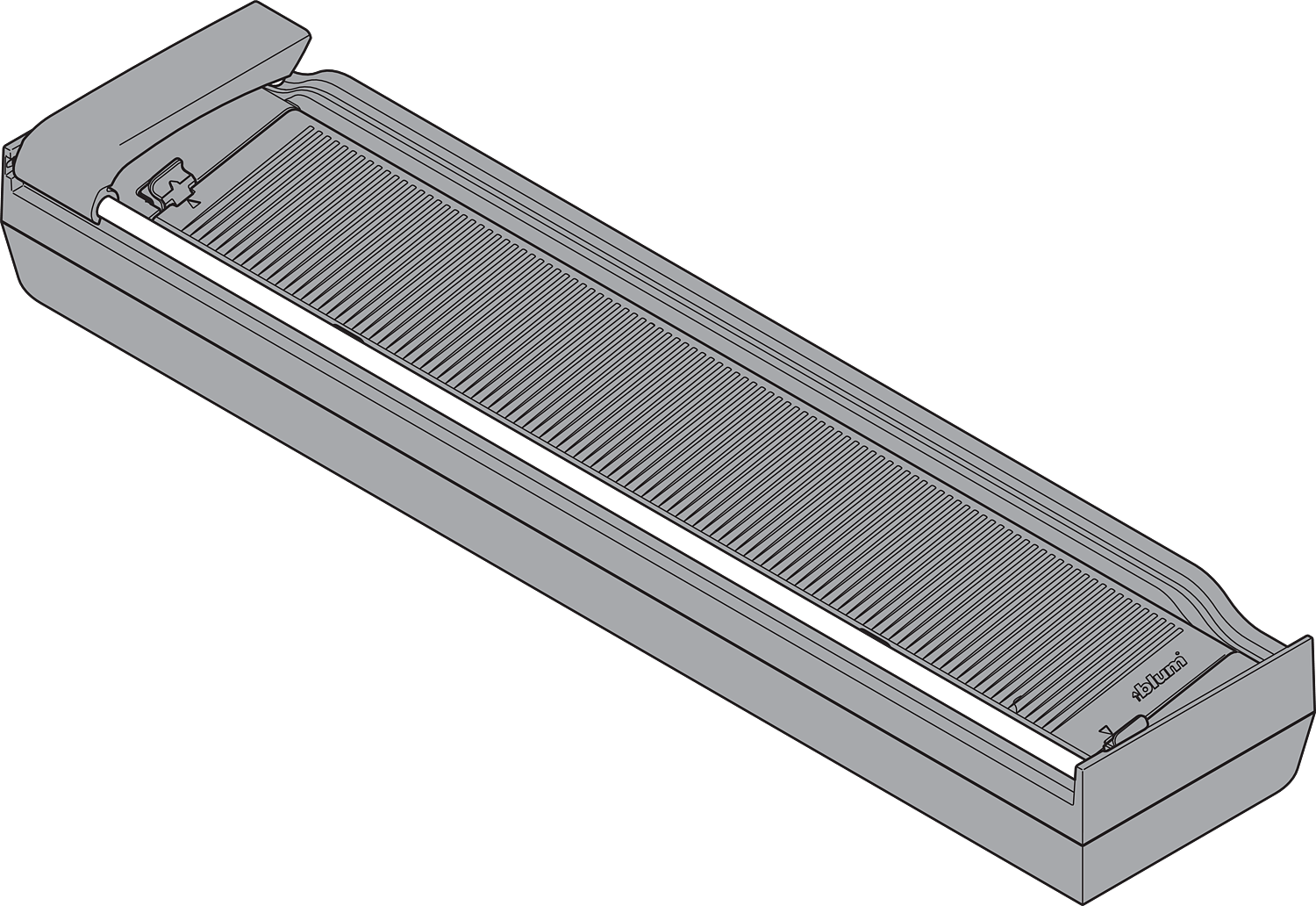 ORGA-LINE foil/wrap dispenser Ident Wrap R737 Dustgrey / White Grey