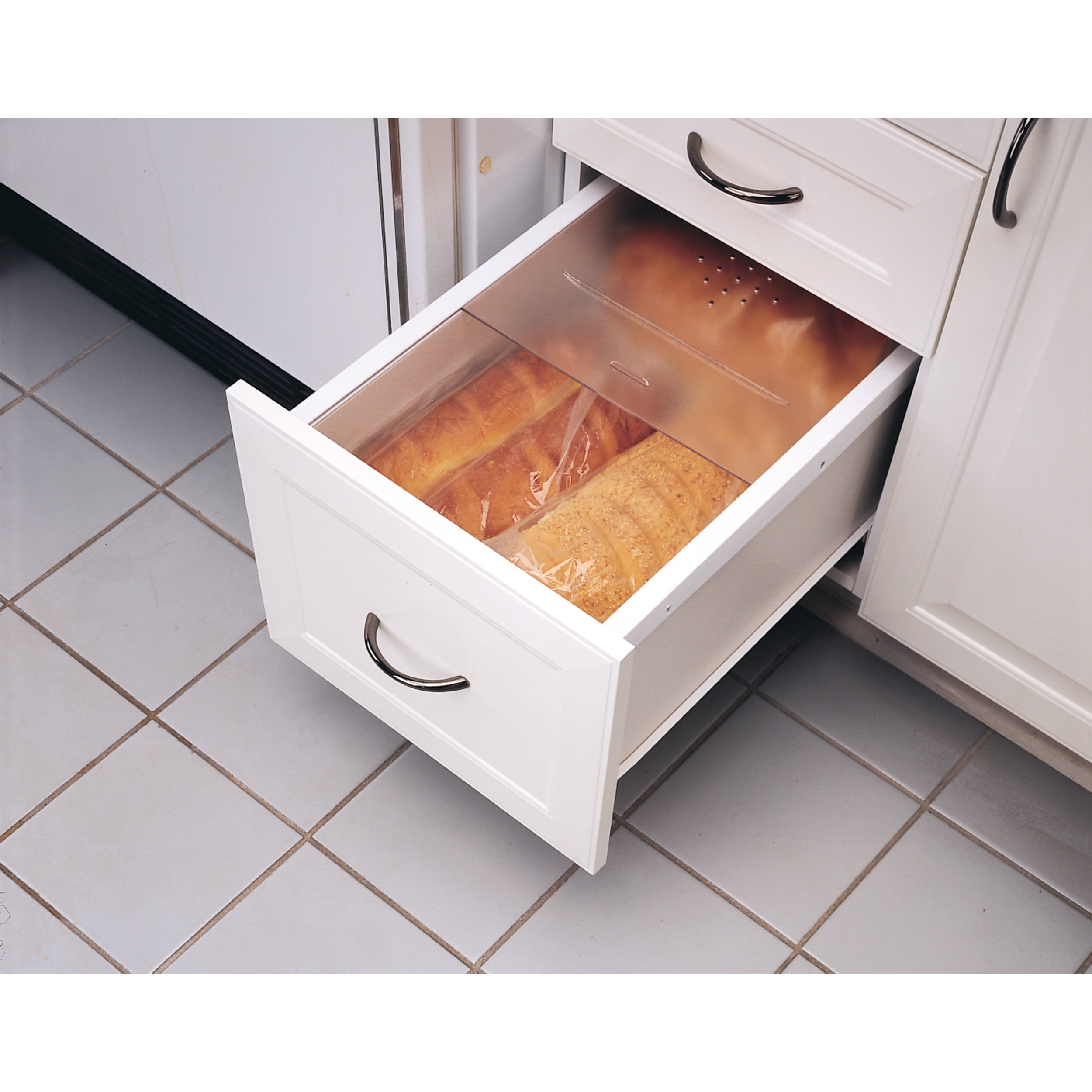 Small Bread Drawer Cover (Translucent) Clear  16.75 in (425 mm) W x 21.75 in (552 mm) D x 0.38 in (10 mm) H