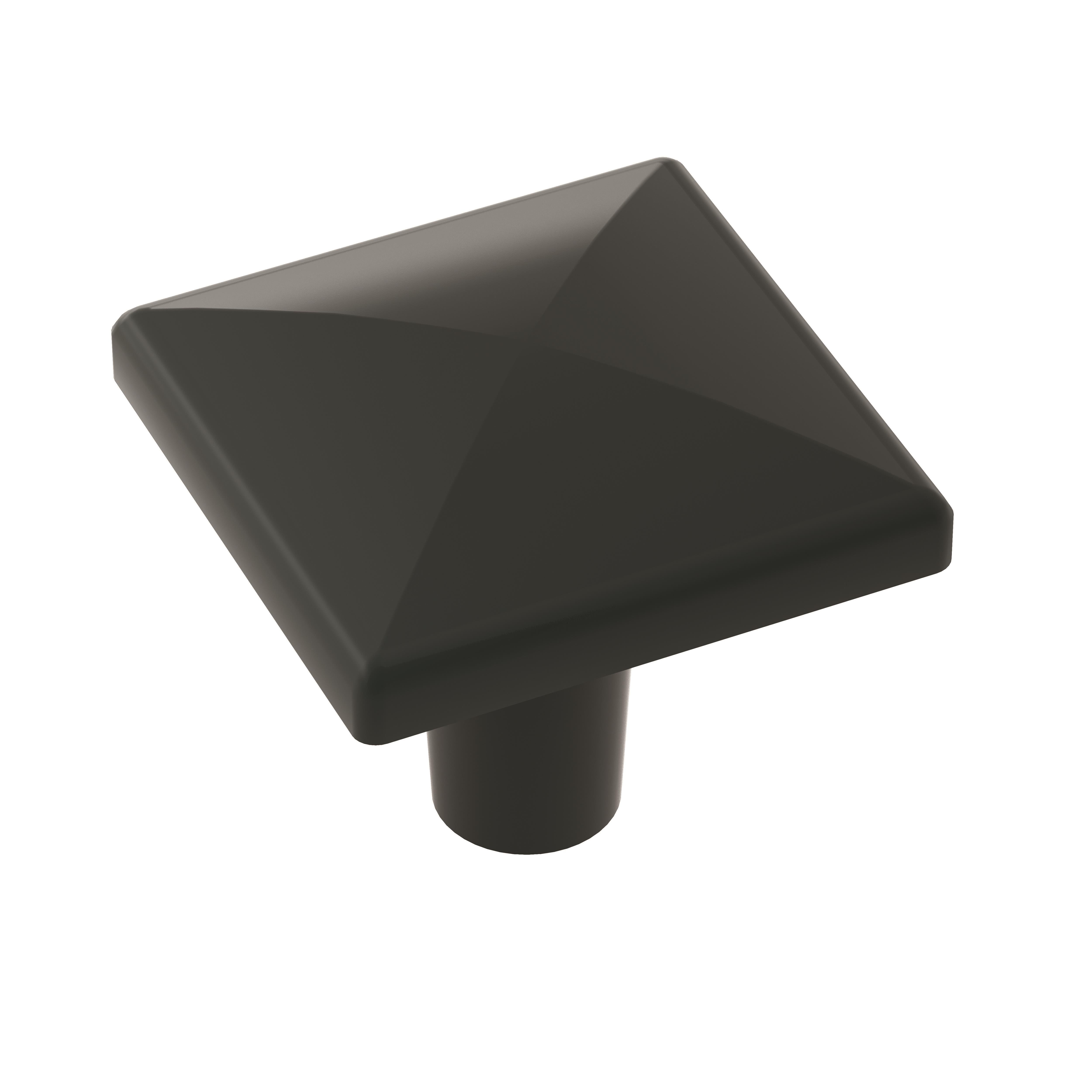 Knob Matte Black 5/16(8) DIA