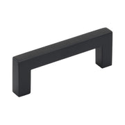 Pulls Matte Black 3/8(10) L X 3/8(10) W