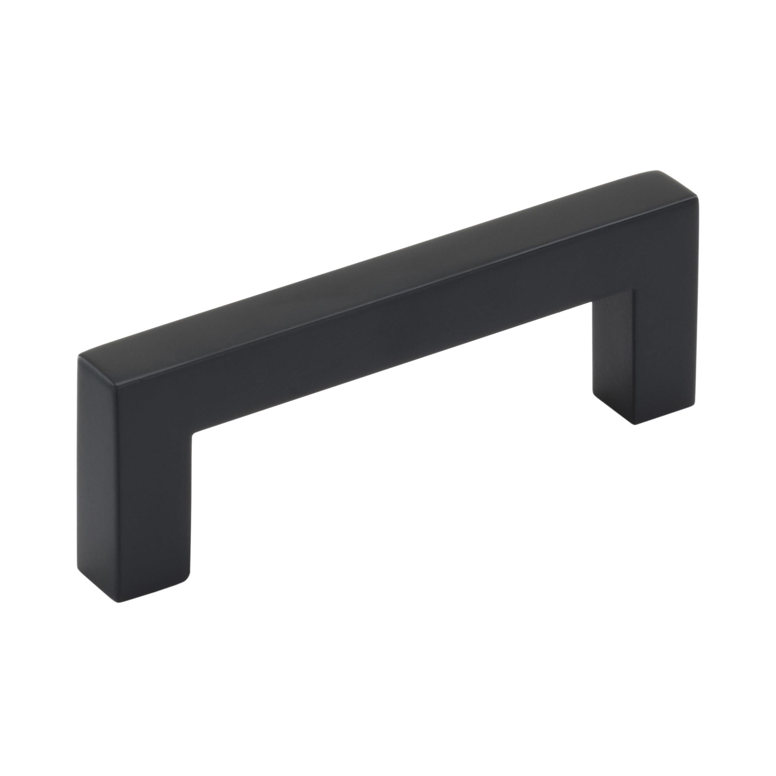 Pulls Matte Black 3/8(10) L X 3/8(10) W