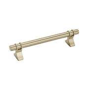 Amerock Davenport 5-1/16(128) Inch Center to Center Handle Cabinet Pulls Golden Champagne