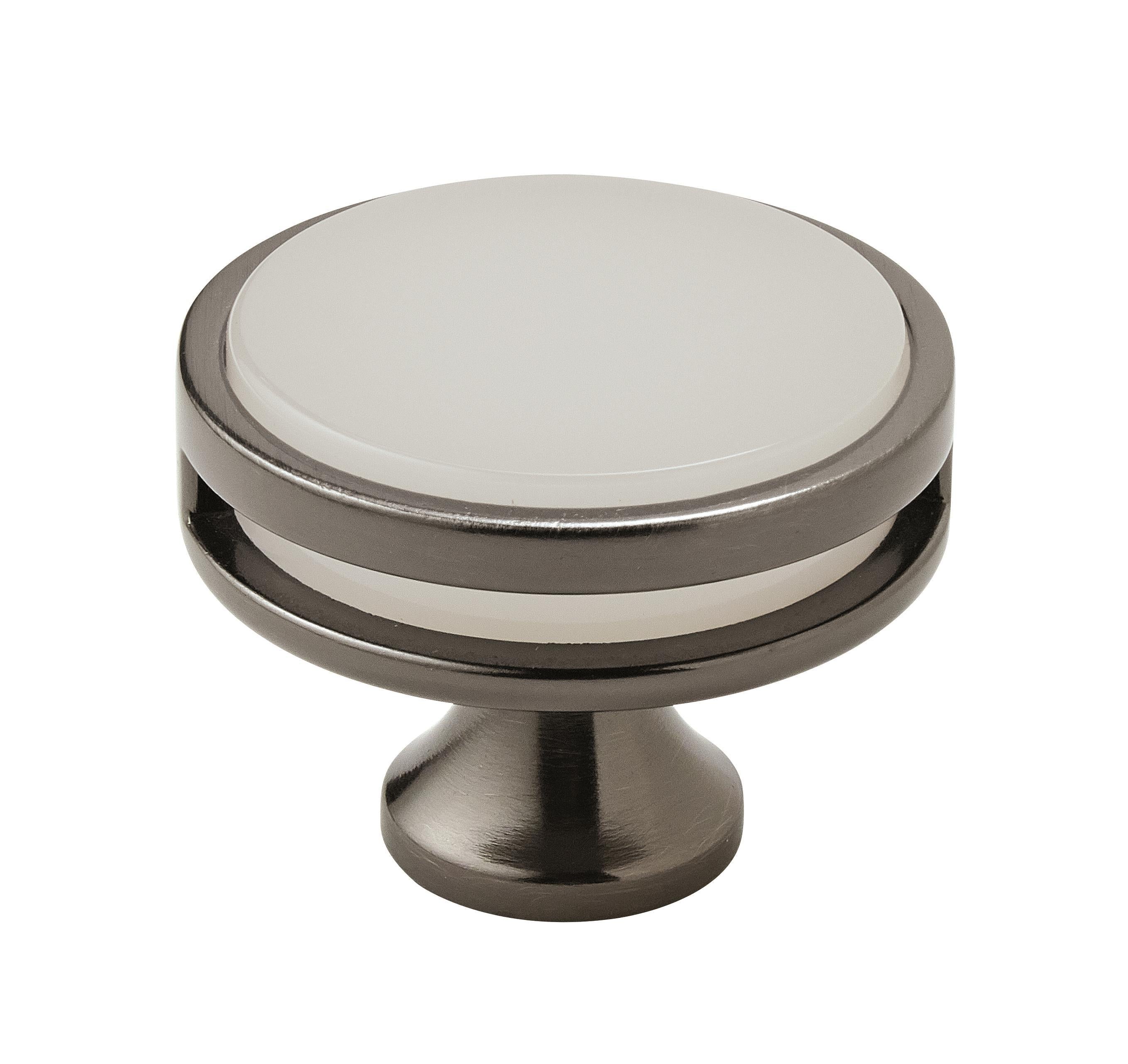 Knob Gunmetal/Frosted 3/4(19) DIA