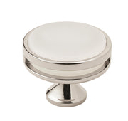 Knob Polished Nickel/Frosted 3/4(19) DIA
