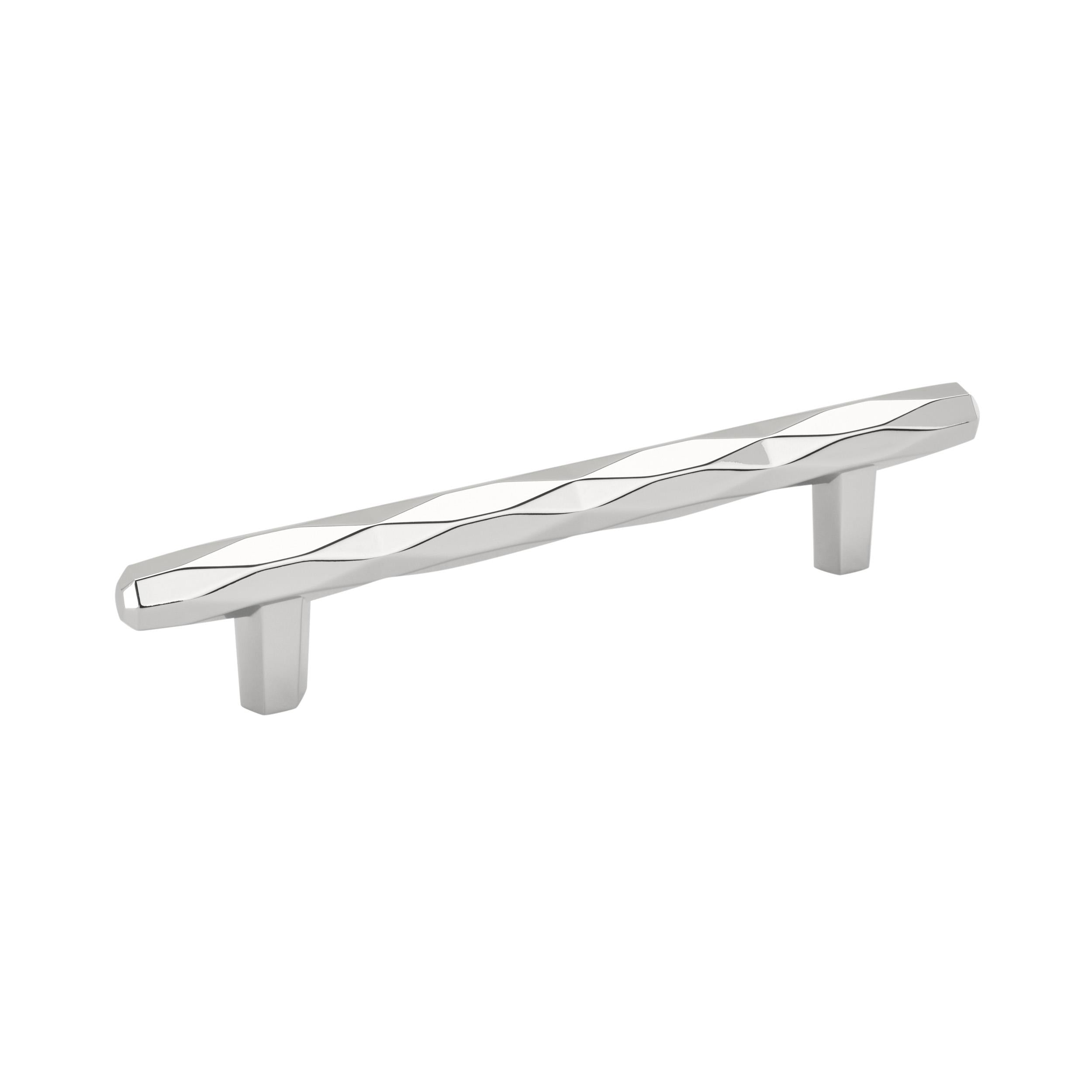 Amerock St. Vincent 5-1/16(128) Inch Center to Center Handle Cabinet Pulls Polished Chrome