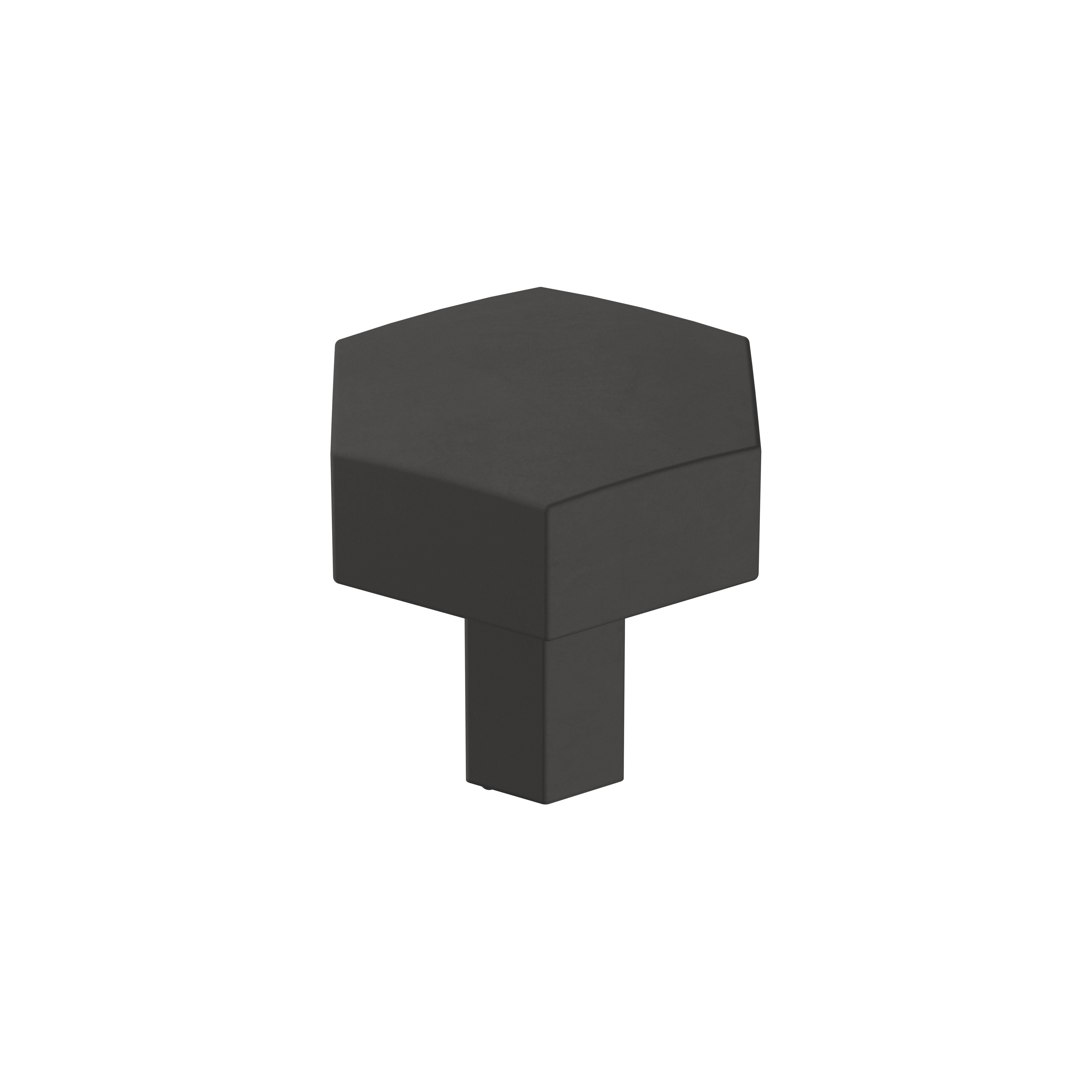 Knob Matte Black 1/2 x 7/16(13 x 11)