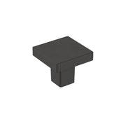 Knob Matte Black 1/2 x 1/2(13 x 13)