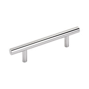 Amerock Bar Pulls 3-3/4(96) Inch Center to Center Handle Cabinet Pulls Polished Chrome