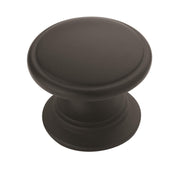 Knob Flat Black 15/16(24) DIA