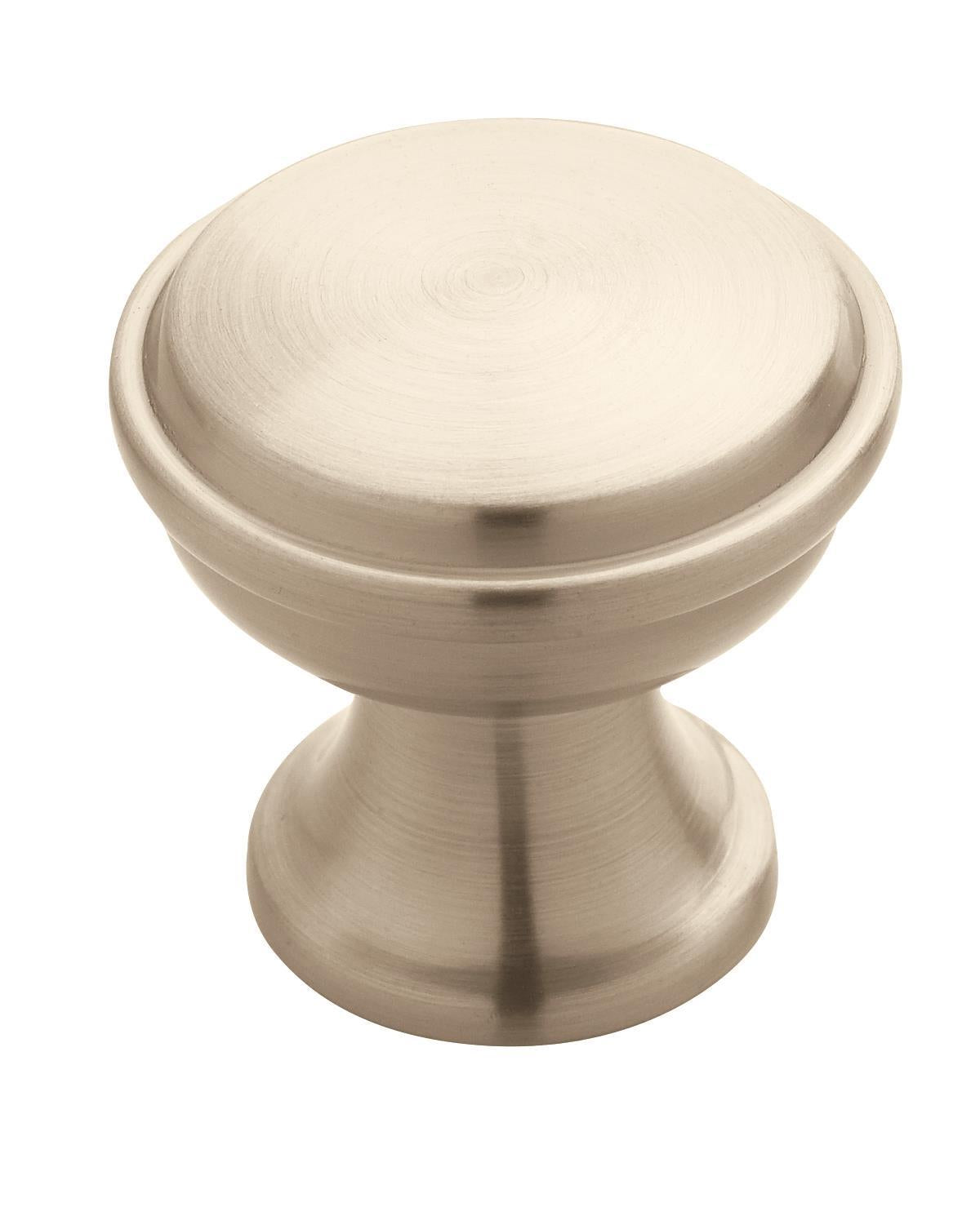 Knob Satin Nickel 13/16(21) DIA