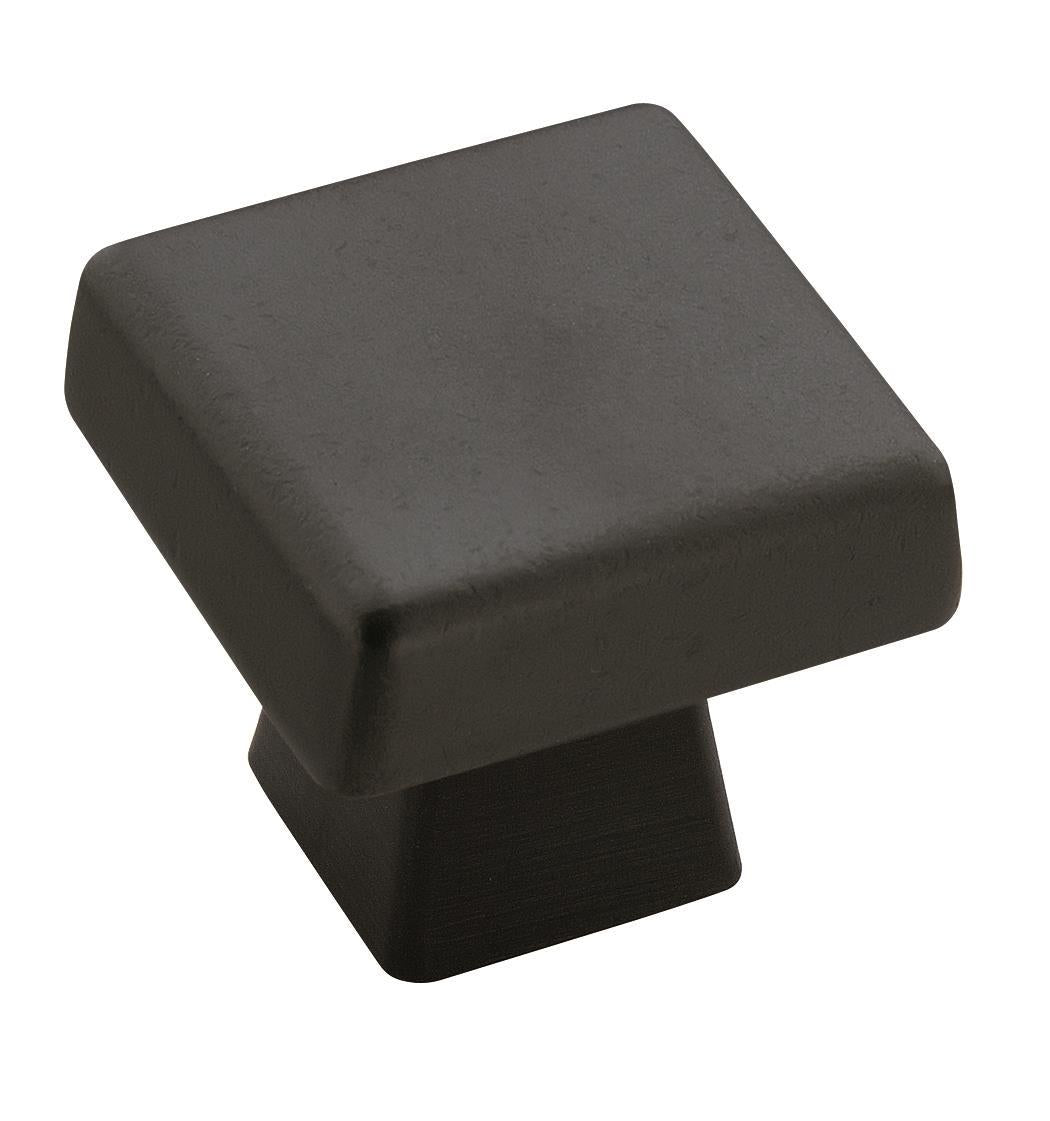Knob Black Bronze 5/8(16) L X 5/8(16) W