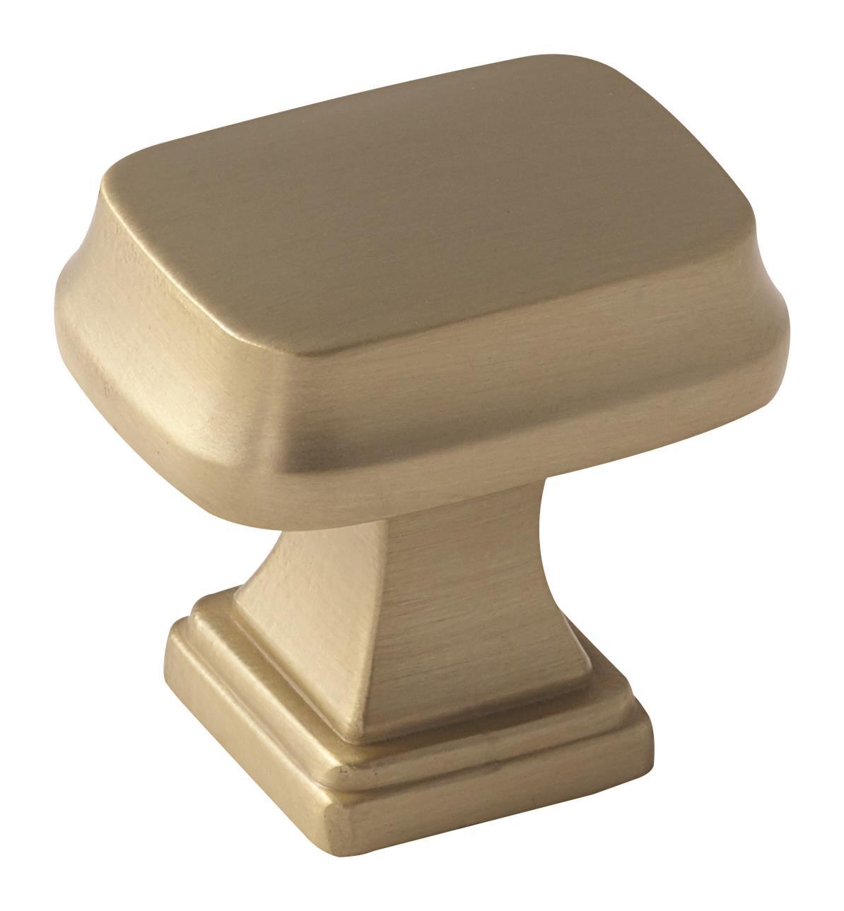 Knob Golden Champagne 11/16(17) L X 11/16(17) W