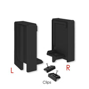 Set of End Caps SYMAG 32 Integrated-Total (Interior LEFT + Interior RIGHT) - Matt Black