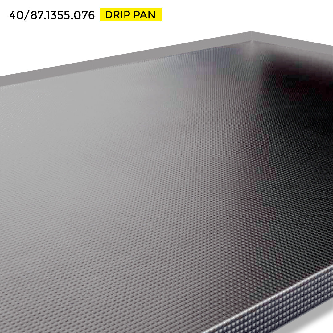 DRIP SHIELD VOLPATO 28.5" W X 23.25" D EMBOSSED ALUMINUM WITH SIDE GASKETS