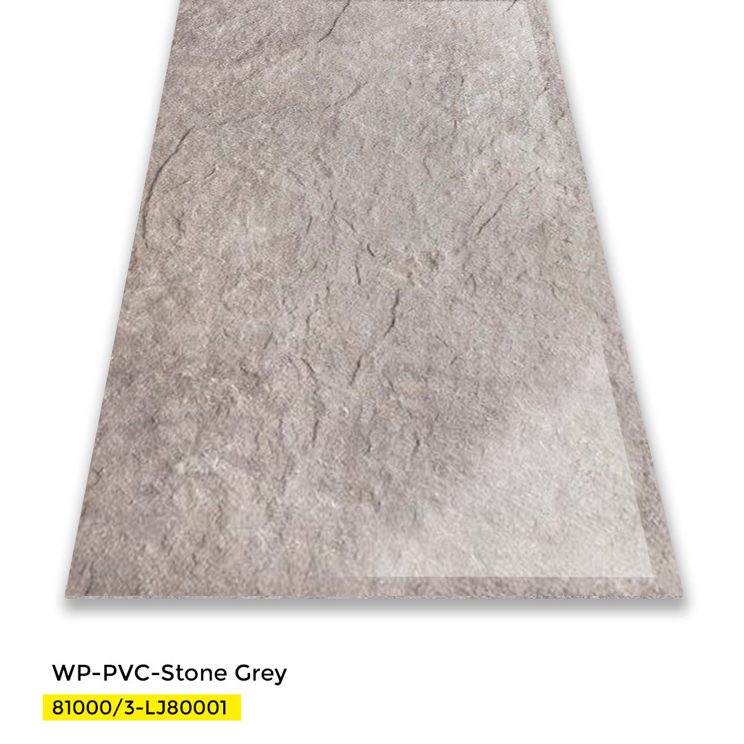 PVC WALL PANEL DECORATIVE MARBLE SHEET 3.9 X 8 FT - STONE GREY