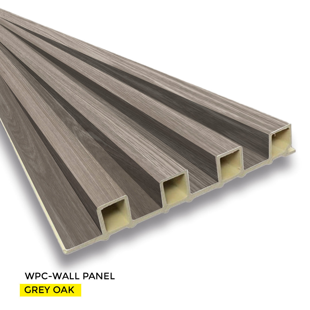 PVC WALL PANEL 6.8 X 9 FT  - GRAY OAK