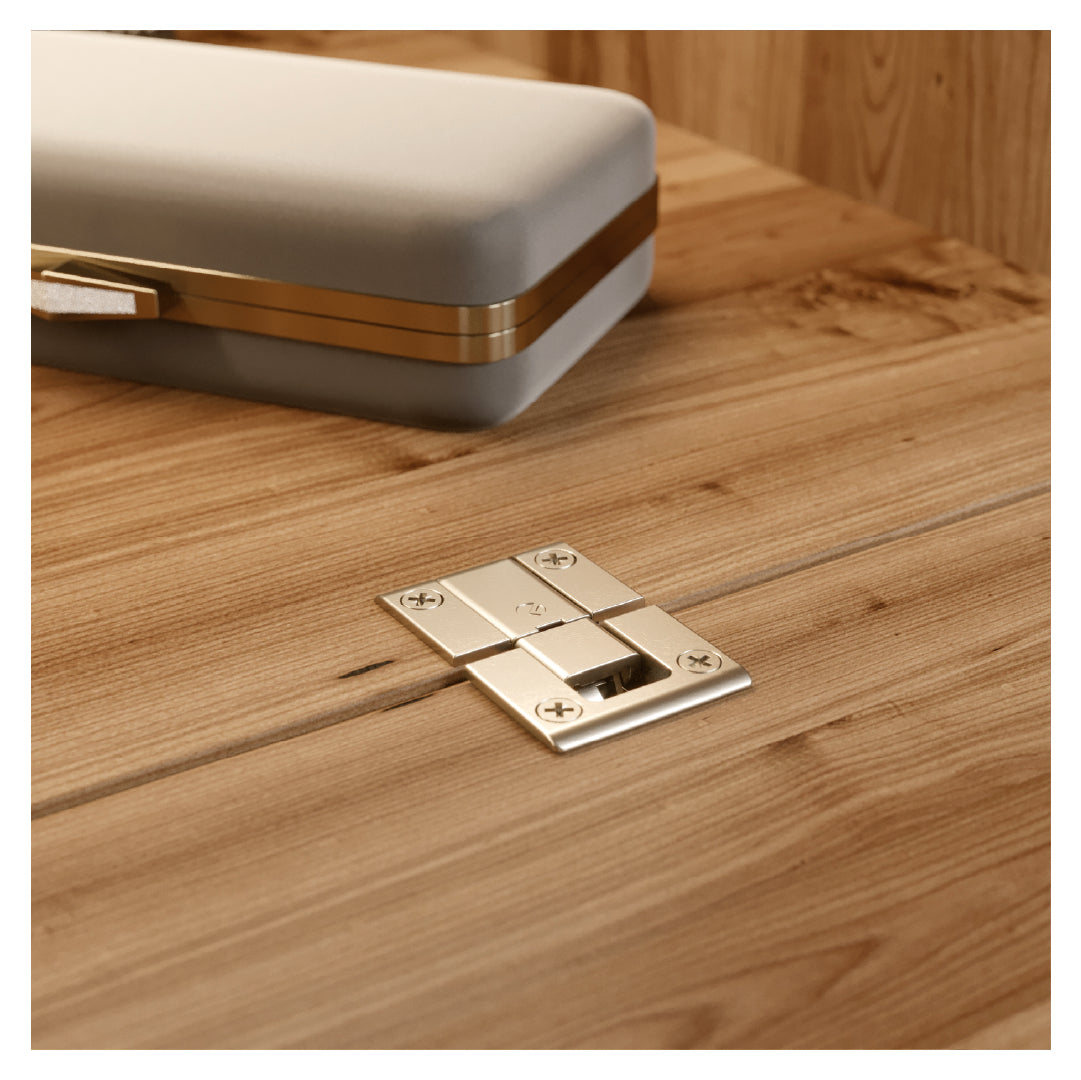 HINGE KIMANA ITALIANA FERRAMENTA FREE SWING FOR 18MM PANEL NICKEL