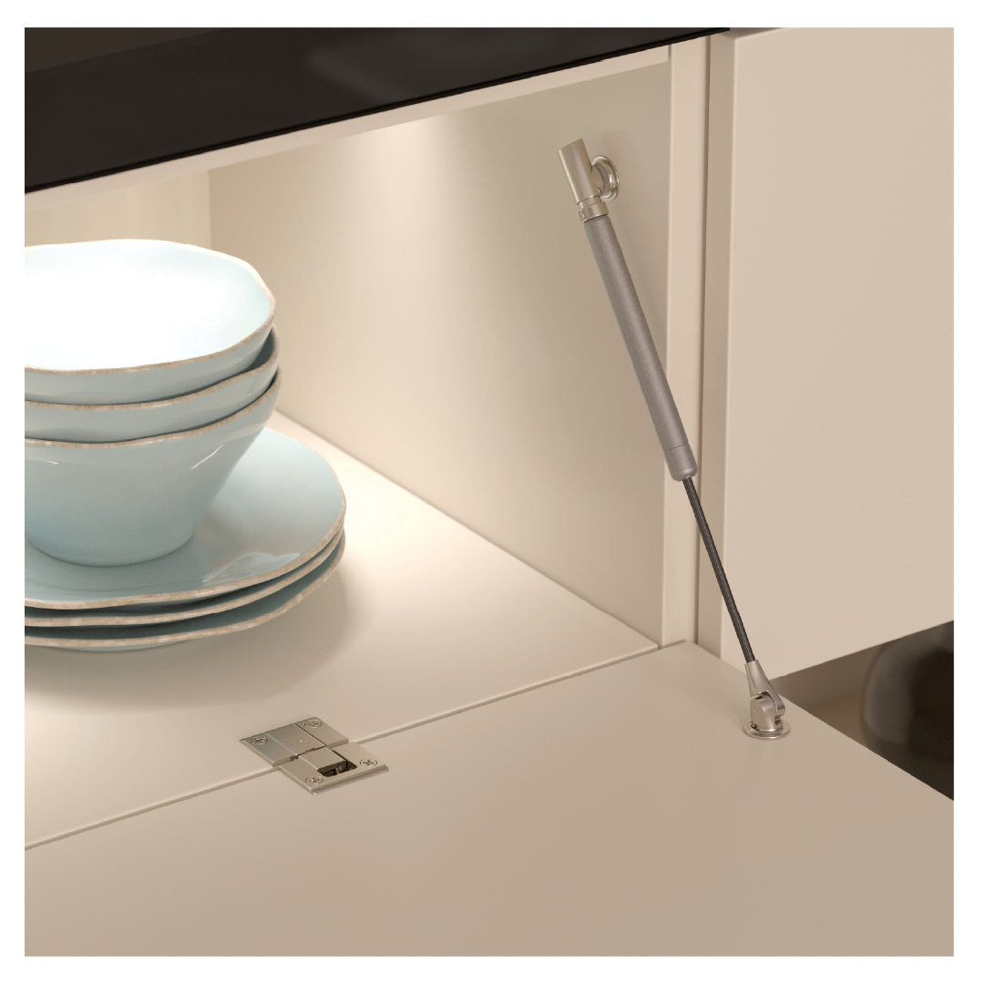 HINGE KIMANA ITALIANA FERRAMENTA FREE SWING FOR 18MM PANEL NICKEL