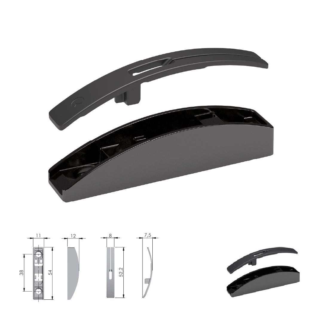 DROP DOWN SYSTEM ITALIANA FERRAMENTA KIARO EASY SOFT 7.7 LB CAPACITY ANTHRACITE