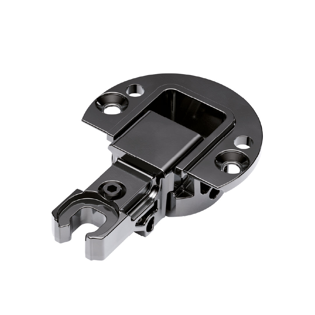 HINGE KIMANA SKIN ITALIANA FERRAMENTA FREE SWING FOR 18MM PANEL DOUBLE DRILL Ø40X2.5MM Ø26X15MM ANTHRACITE