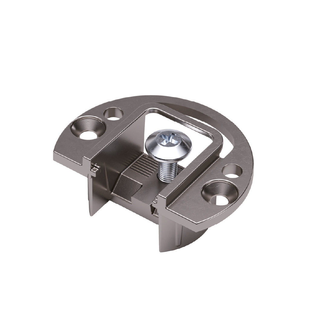 HINGE KIMANA SKIN ITALIANA FERRAMENTA FREE SWING FOR 18MM PANEL DOUBLE DRILL Ø40X2.5MM Ø26X15MM WHITE