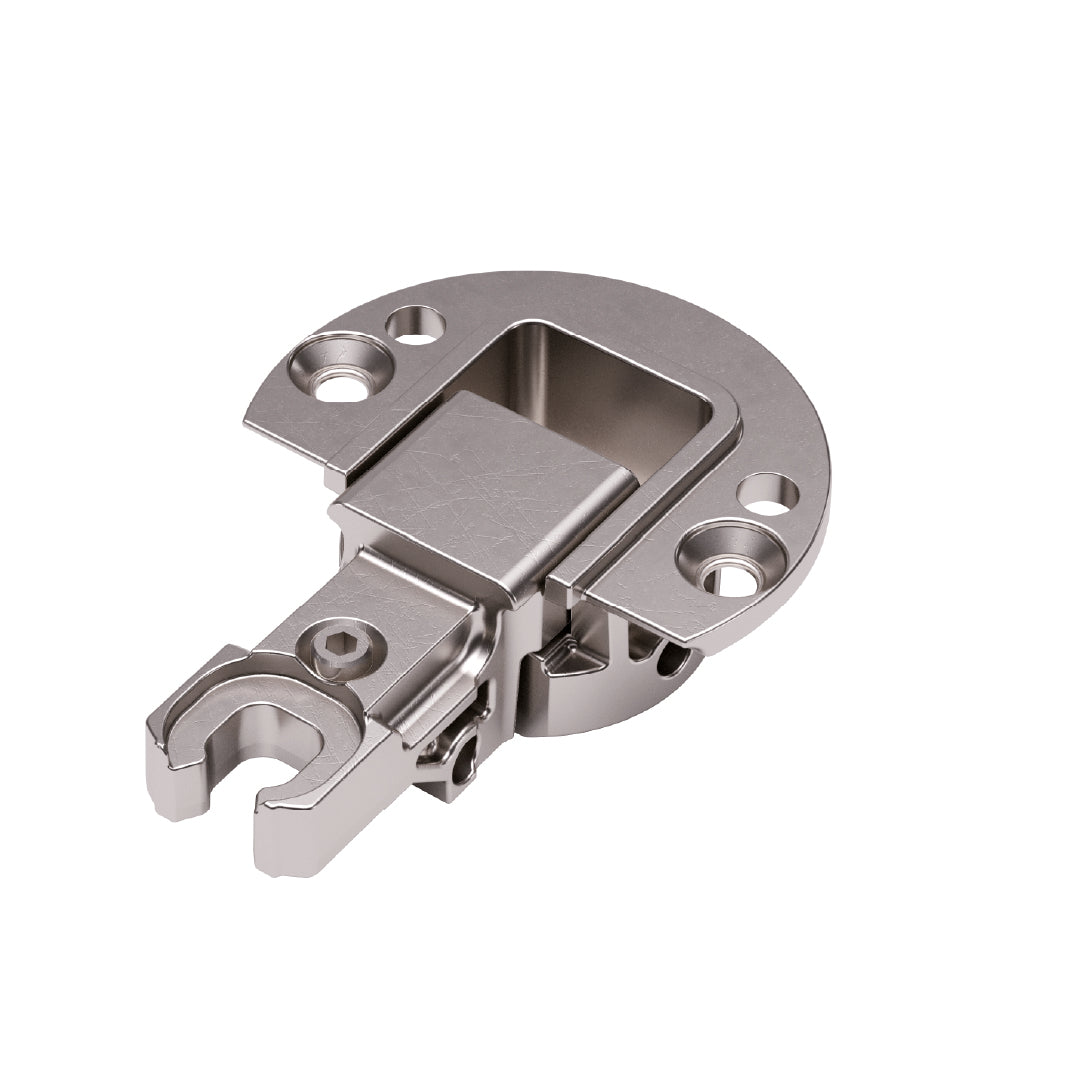 HINGE KIMANA SKIN ITALIANA FERRAMENTA FREE SWING FOR 18MM PANEL DOUBLE DRILL Ø40X2.5MM Ø26X15MM WHITE