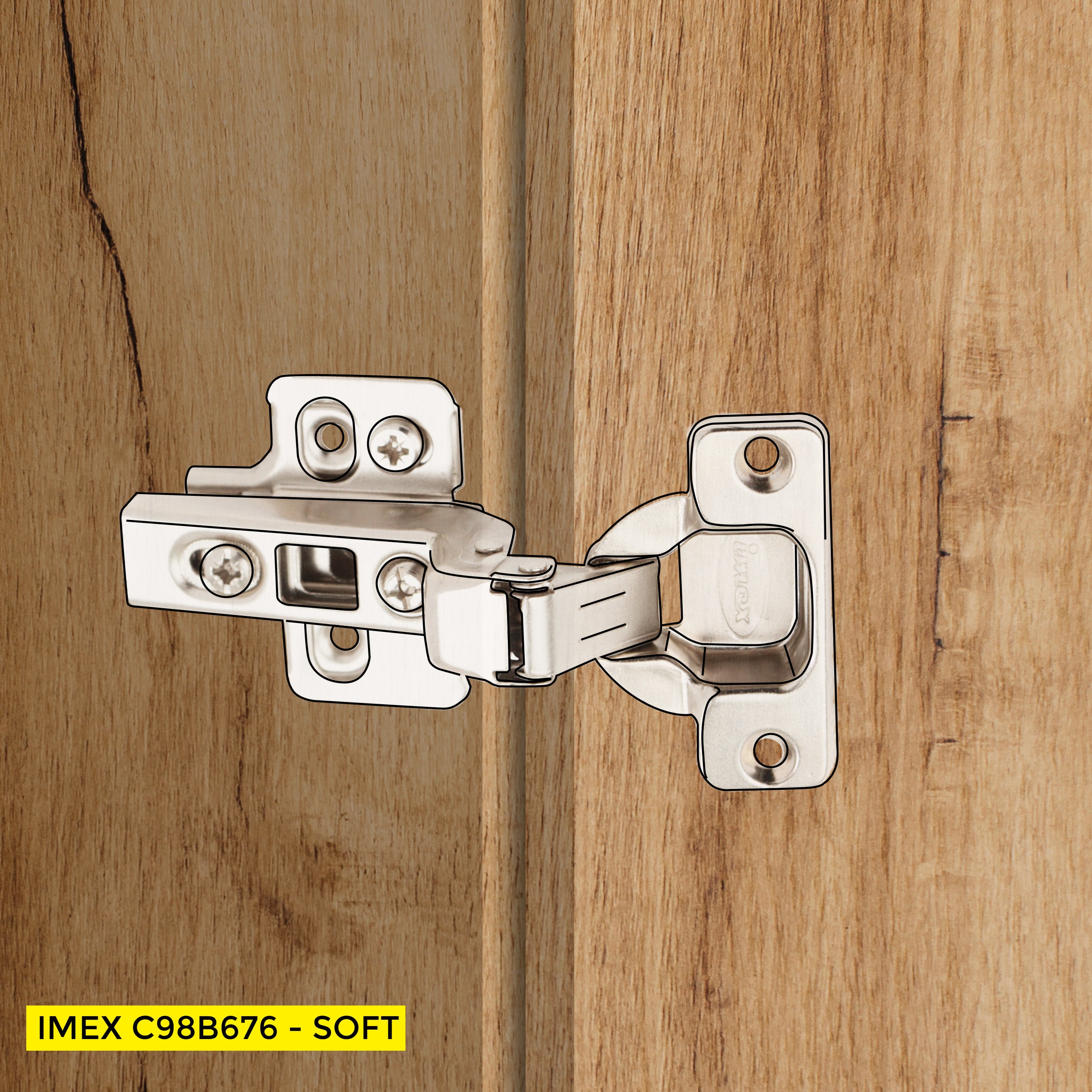 Soft-Close Hinge Half Overlay