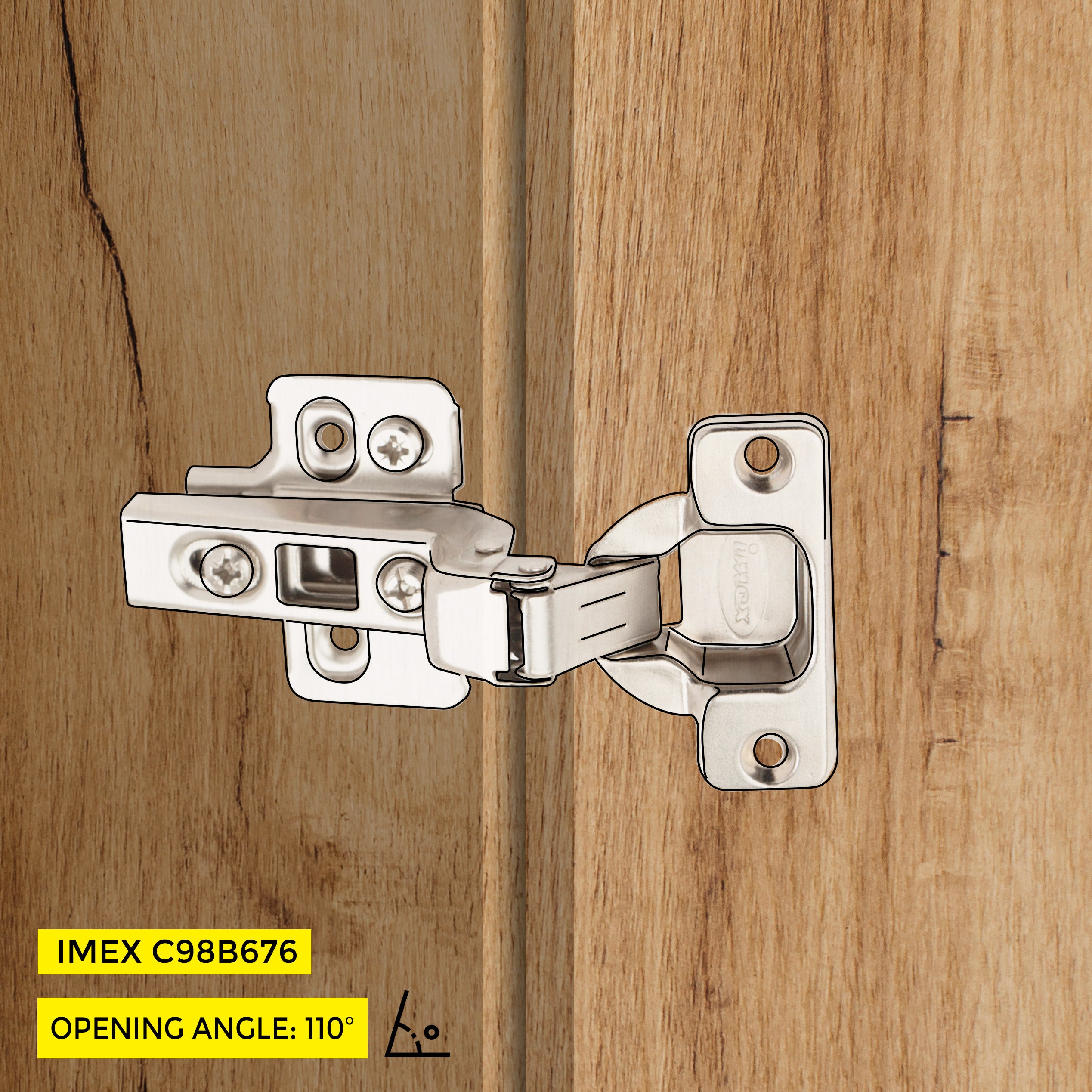 Soft-Close Hinge Half Overlay