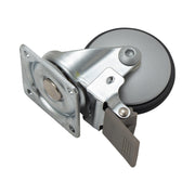 Casters 75Mm Black Lisa With Break