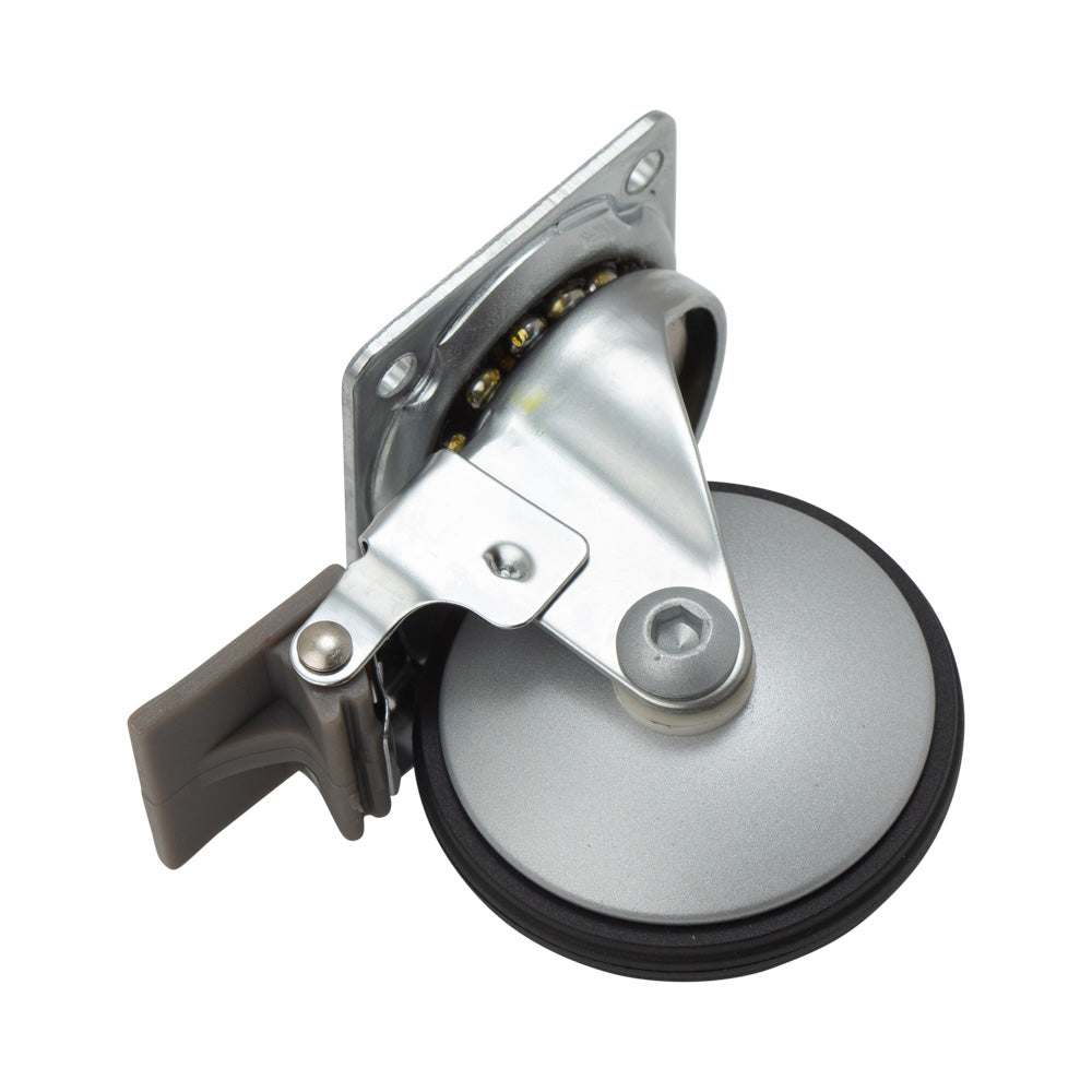 Casters 75Mm Black Lisa With Break