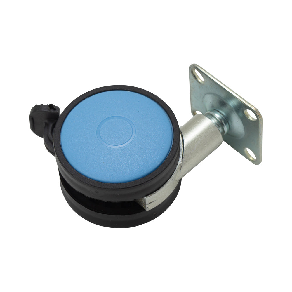 Casters 60Mm Blue With Break