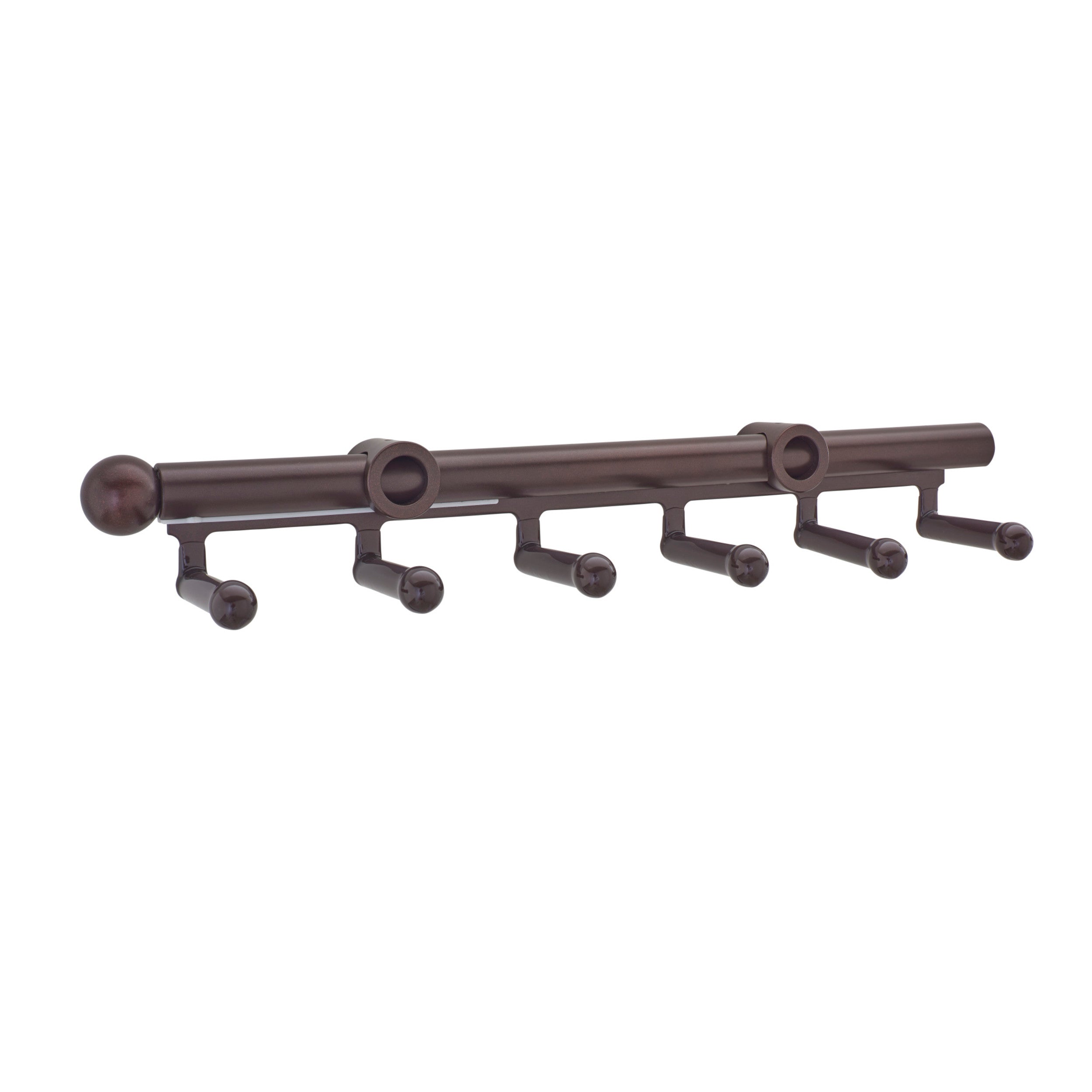 14 in Oil Rubbed Bronze Belt/Scarf Organizer Oil Rubbed Bronze  2.81 in (71 mm) W x 13.88 in (353 mm) D x 1.88 in (48 mm) H