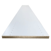 CLOSET PANEL 3/4 12X96 HOLE 2S WHITE